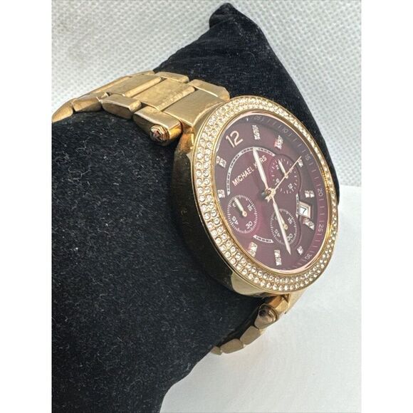 Michael Kors MK6106 Women's Gold Stainless Steel Analog Dial Quartz Watch JNA640 - Picture 3 of 11